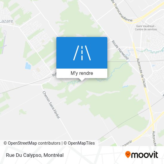 Rue Du Calypso plan