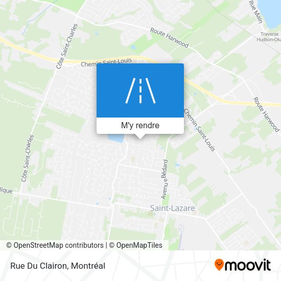 Rue Du Clairon plan