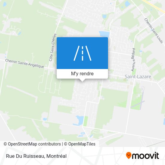 Rue Du Ruisseau plan