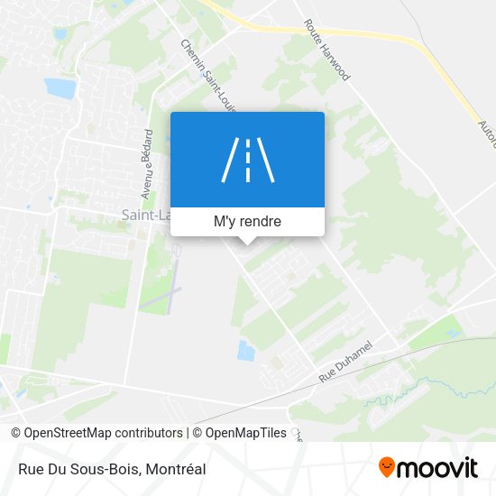 Rue Du Sous-Bois plan