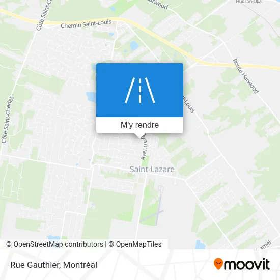 Rue Gauthier plan