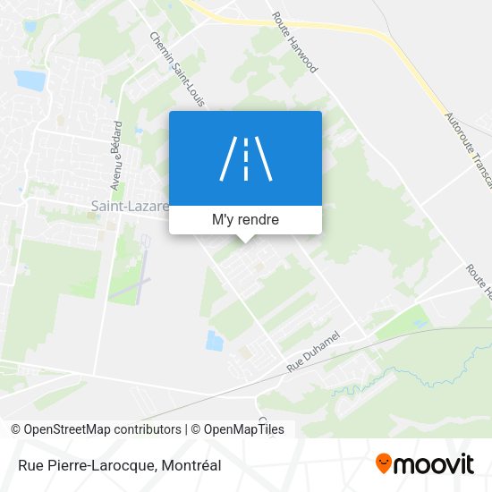 Rue Pierre-Larocque plan