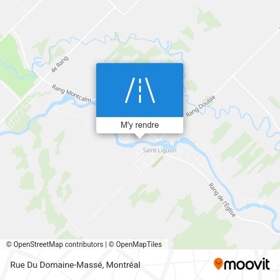 Rue Du Domaine-Massé plan