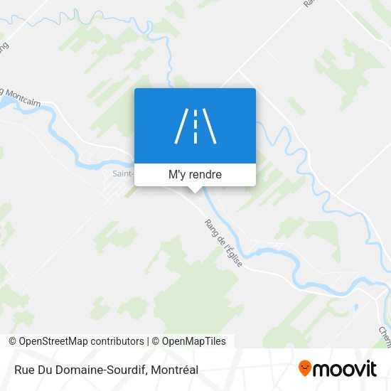 Rue Du Domaine-Sourdif plan