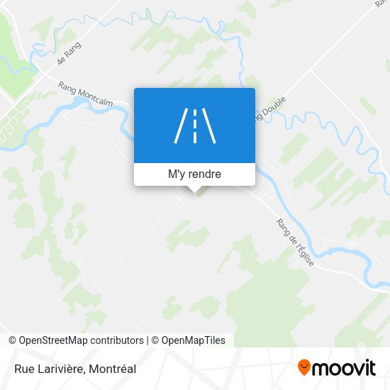Rue Larivière plan