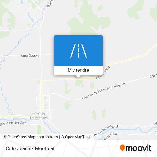 Côte Jeanne plan