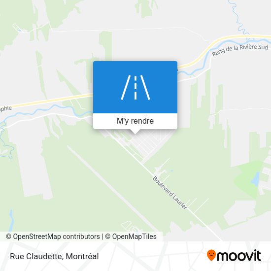 Rue Claudette plan
