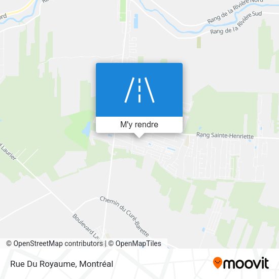 Rue Du Royaume plan