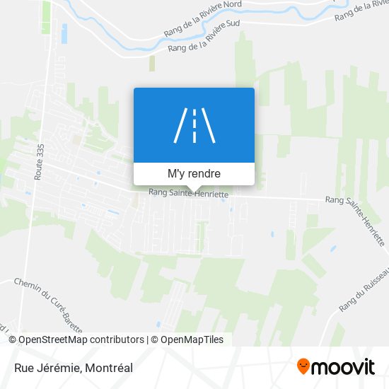 Rue Jérémie plan
