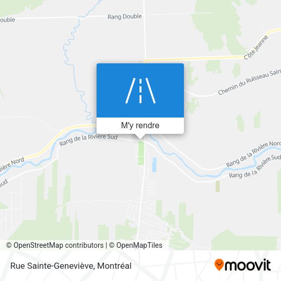 Rue Sainte-Geneviève plan
