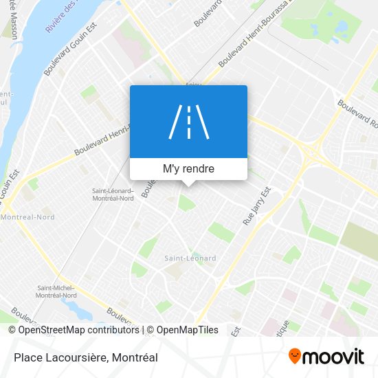 Place Lacoursière plan
