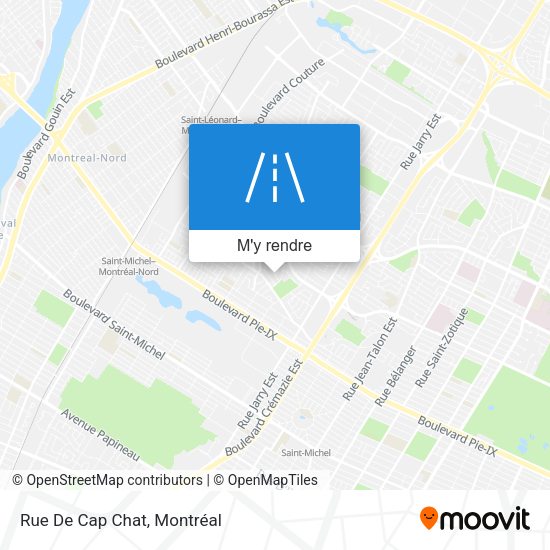 Rue De Cap Chat plan