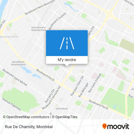Rue De Chamilly plan