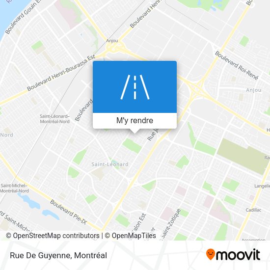 Rue De Guyenne plan