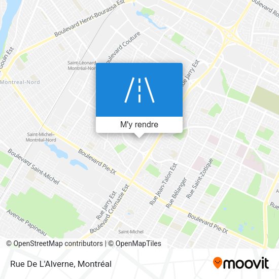 Rue De L'Alverne plan