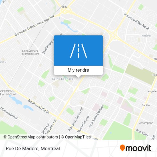 Rue De Madère plan