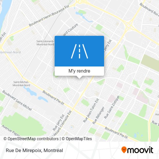 Rue De Mirepoix plan