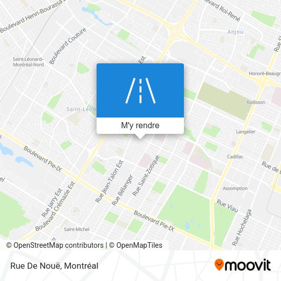 Rue De Nouë plan