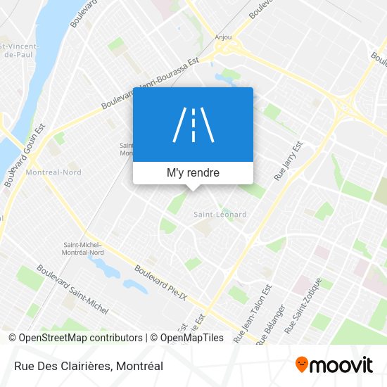 Rue Des Clairières plan