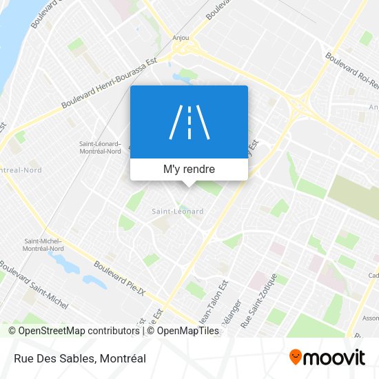 Rue Des Sables plan