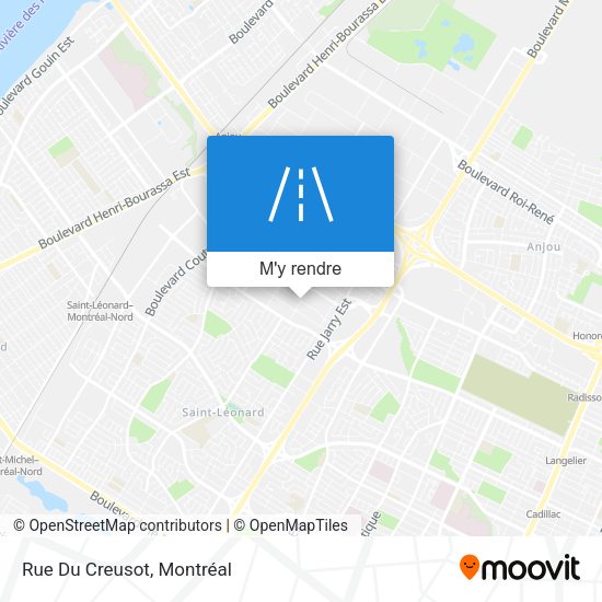 Rue Du Creusot plan
