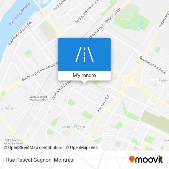 Rue Pascal-Gagnon plan