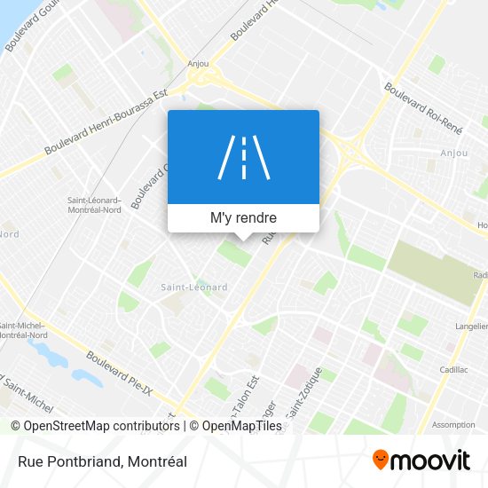 Rue Pontbriand plan