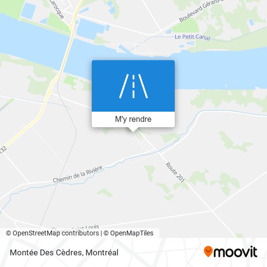 Montée Des Cèdres plan