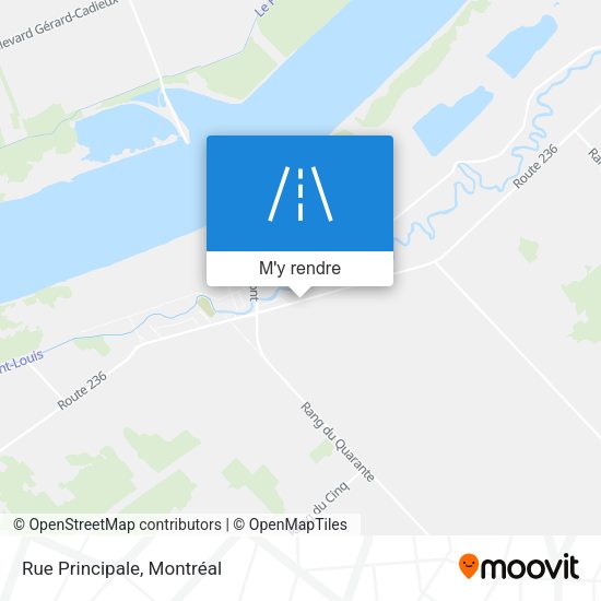 Rue Principale plan