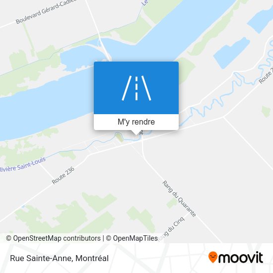 Rue Sainte-Anne plan
