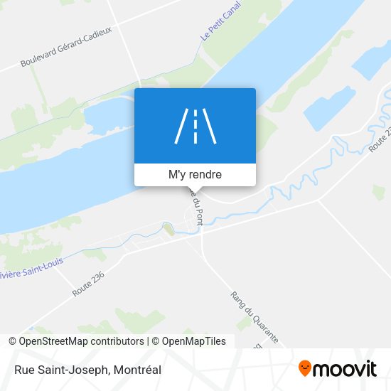 Rue Saint-Joseph plan