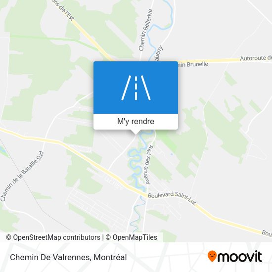 Chemin De Valrennes plan