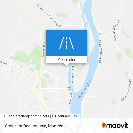Croissant Des Iroquois plan