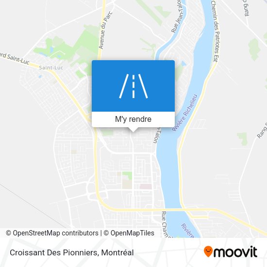 Croissant Des Pionniers plan