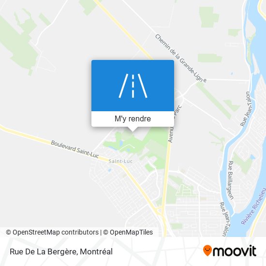 Rue De La Bergère plan