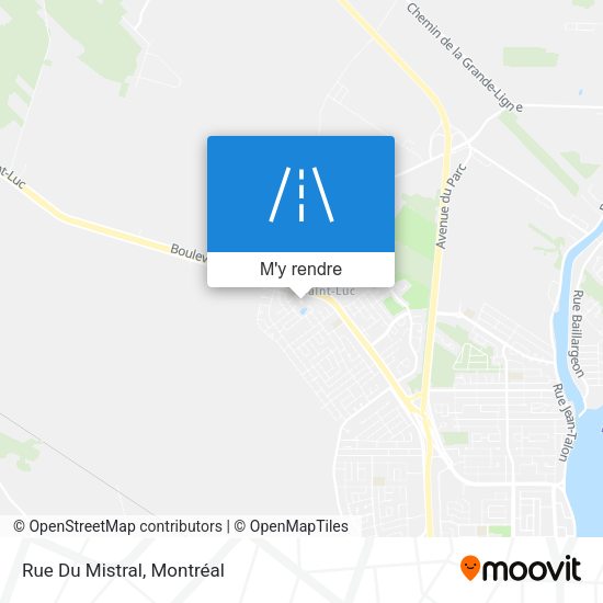 Rue Du Mistral plan