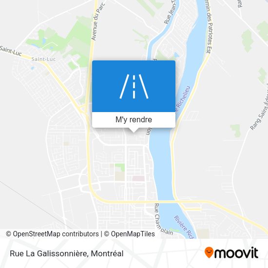 Rue La Galissonnière plan