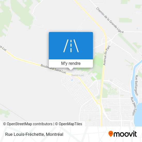 Rue Louis-Fréchette plan