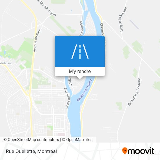 Rue Ouellette plan