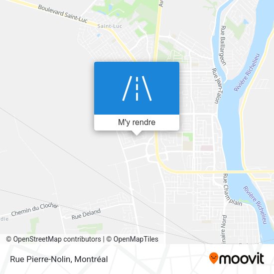 Rue Pierre-Nolin plan