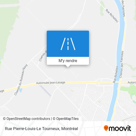 Rue Pierre-Louis-Le Tourneux plan
