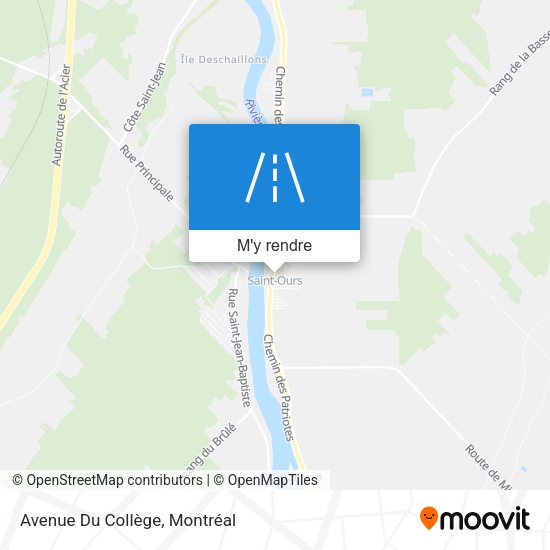 Avenue Du Collège plan