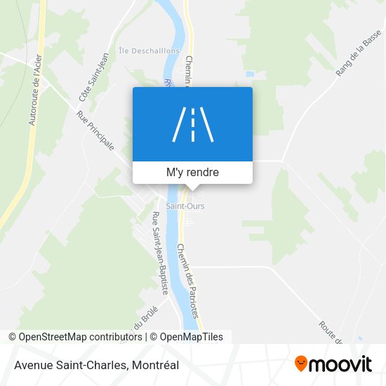 Avenue Saint-Charles plan