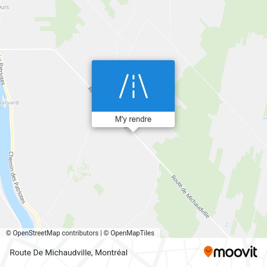 Route De Michaudville plan