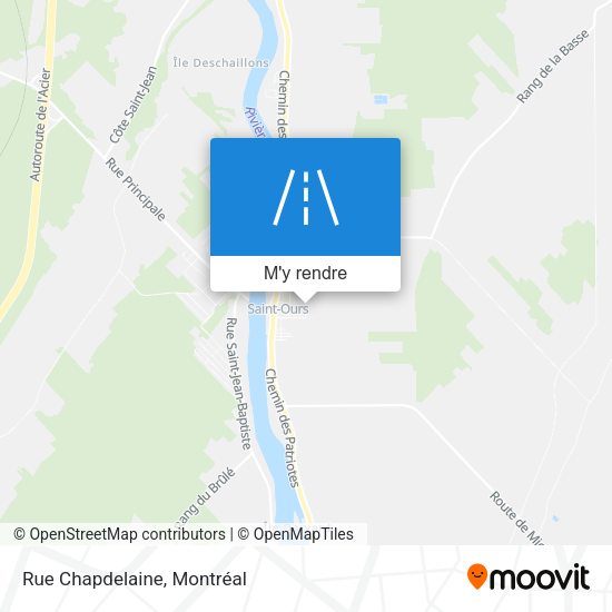 Rue Chapdelaine plan
