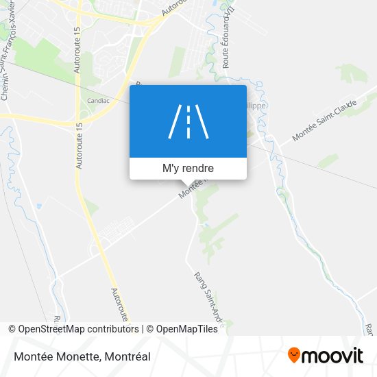 Montée Monette plan