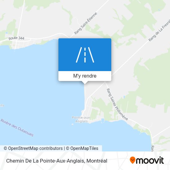 Chemin De La Pointe-Aux-Anglais plan