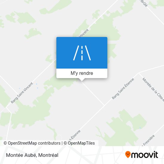 Montée Aubé plan