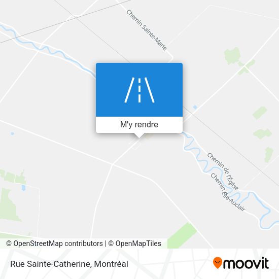 Rue Sainte-Catherine plan