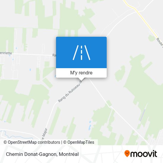 Chemin Donat-Gagnon plan